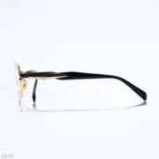 EG-001 - Vintage Gold Oval Frame Eyeglasses