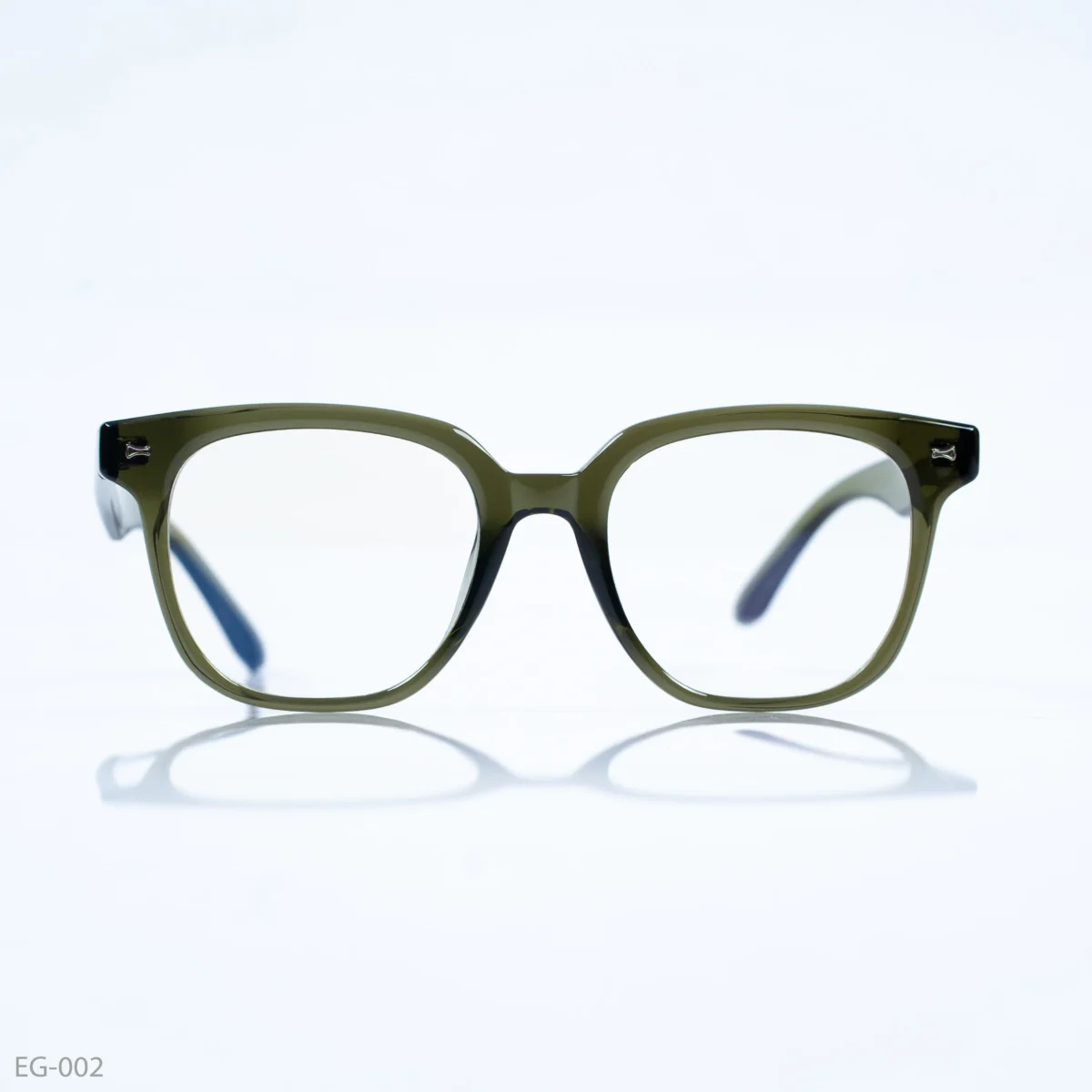 EG-002 - Matte Olive Green Frame Eyeglasses