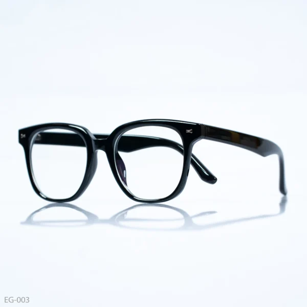 EG-003 - Sleek Black Frame Wayfarer Style Eyeglasses