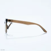 EG-005 - Subtle Brown Tint Wayfarer Frame Eyeglasses