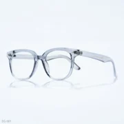 EG-006 - Modern Smokey Gray Clear Acetate Eyeglasses