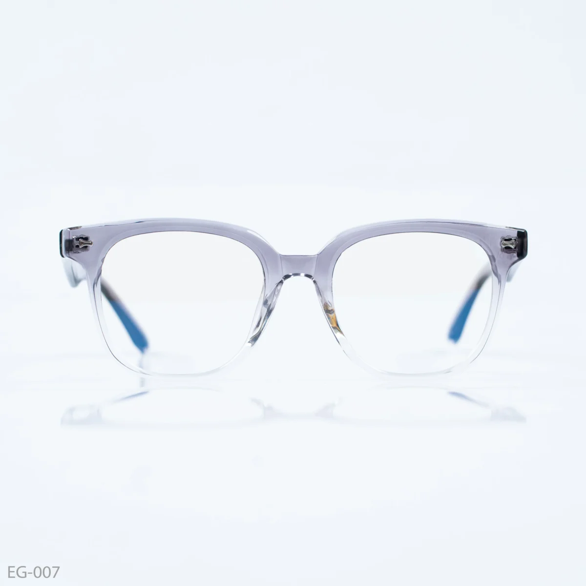 EG-007 - Smoky Black Gradient Wayfarer Eyeglasses