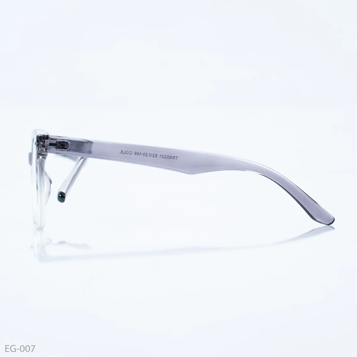 EG-007 - Smoky Black Gradient Wayfarer Eyeglasses