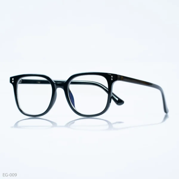 EG-009 - Glossy Black Wayfarer Eyeglass Frames