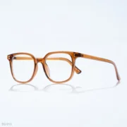 EG-013 - Classic Transparent Brown Full Frame Wayfarer Eyeglasses