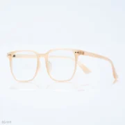 EG-015 - Elegant Light Beige Full Frame Wayfarer Eyeglasses