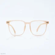 EG-015 - Elegant Light Beige Full Frame Wayfarer Eyeglasses