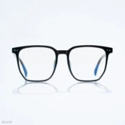 EG-018 - Bold Shiny Black & Brown Two Tone Wayfarer Eyeglasses