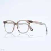 EG-021 - Subtle Minimalist Transparent Beige Full Frame Eyeglasses