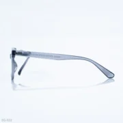 EG-022 - Contemporary Cool Tone Transparent Gray Full Frame Eyeglasses