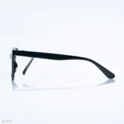 EG-025 - Classic Polished Black Full Frame Wayfarer Eyeglasses