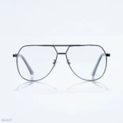 EG-027 - Titanium Black Gunmetal Aviator Frame Eyeglasses
