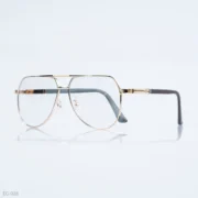 EG-028 - Stylish Double Bridge Gold Frame Aviator Frame Eyeglasses