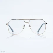 EG-030 - Sleek and Minimalist Double Bridge Gold Aviator Frame Eyeglasses