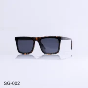 SG-002 - Vintage Tortoiseshell Sunglasses Full Rim Rectangle Sunglasses
