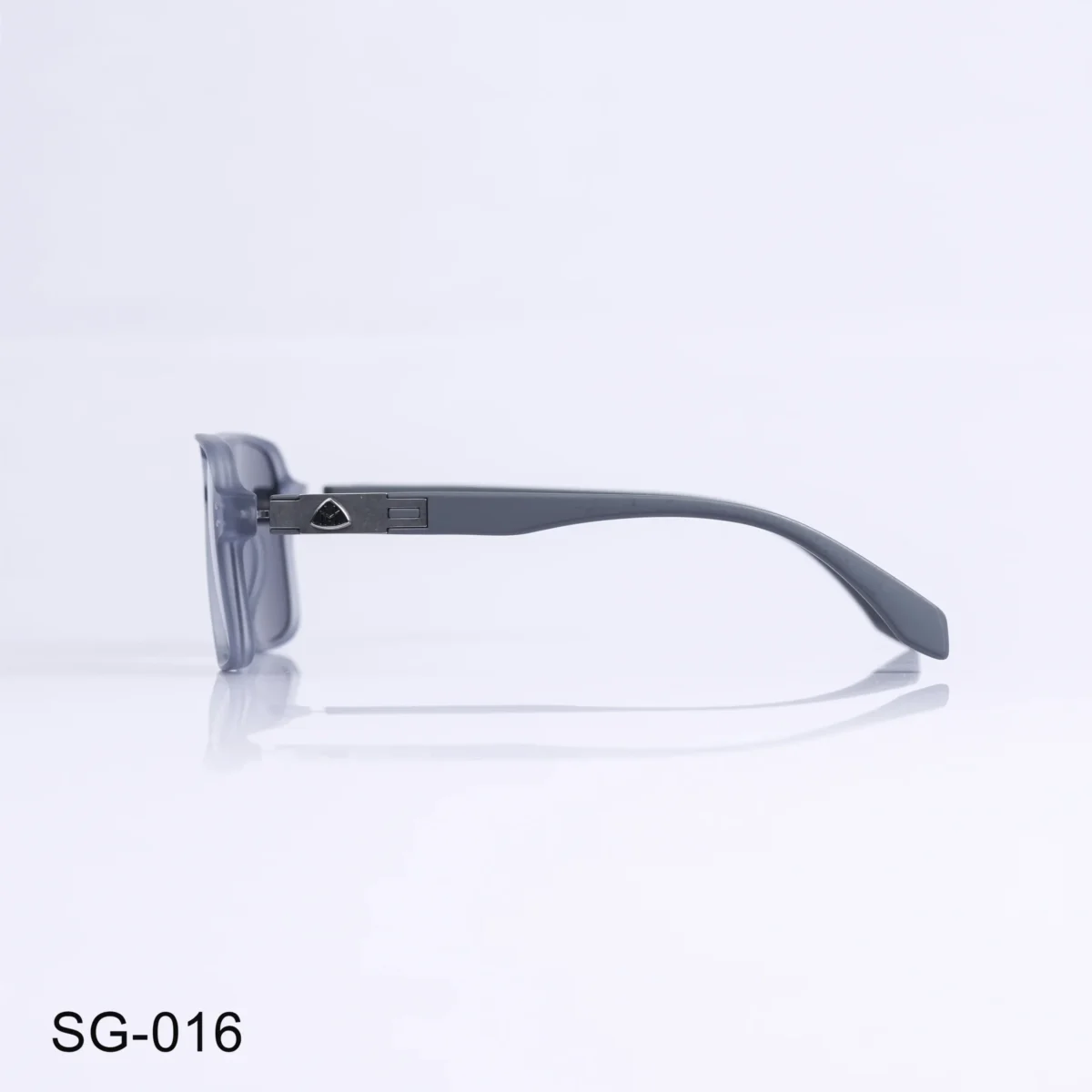 SG-016 - Fashionable Transparent Grey Rectangle Sunglasses