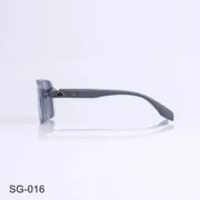 SG-016 - Fashionable Transparent Grey Rectangle Sunglasses