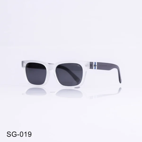 SG-019 - Classic Transparent Frame White Wayfarer Sunglasses