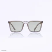 SG-026 - Classic Transparent Beige Retro Square Sunglasses