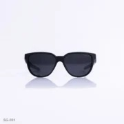 SG-031 - Stylish Matte Black Frame Wayfarer Sunglasses with Black Temples