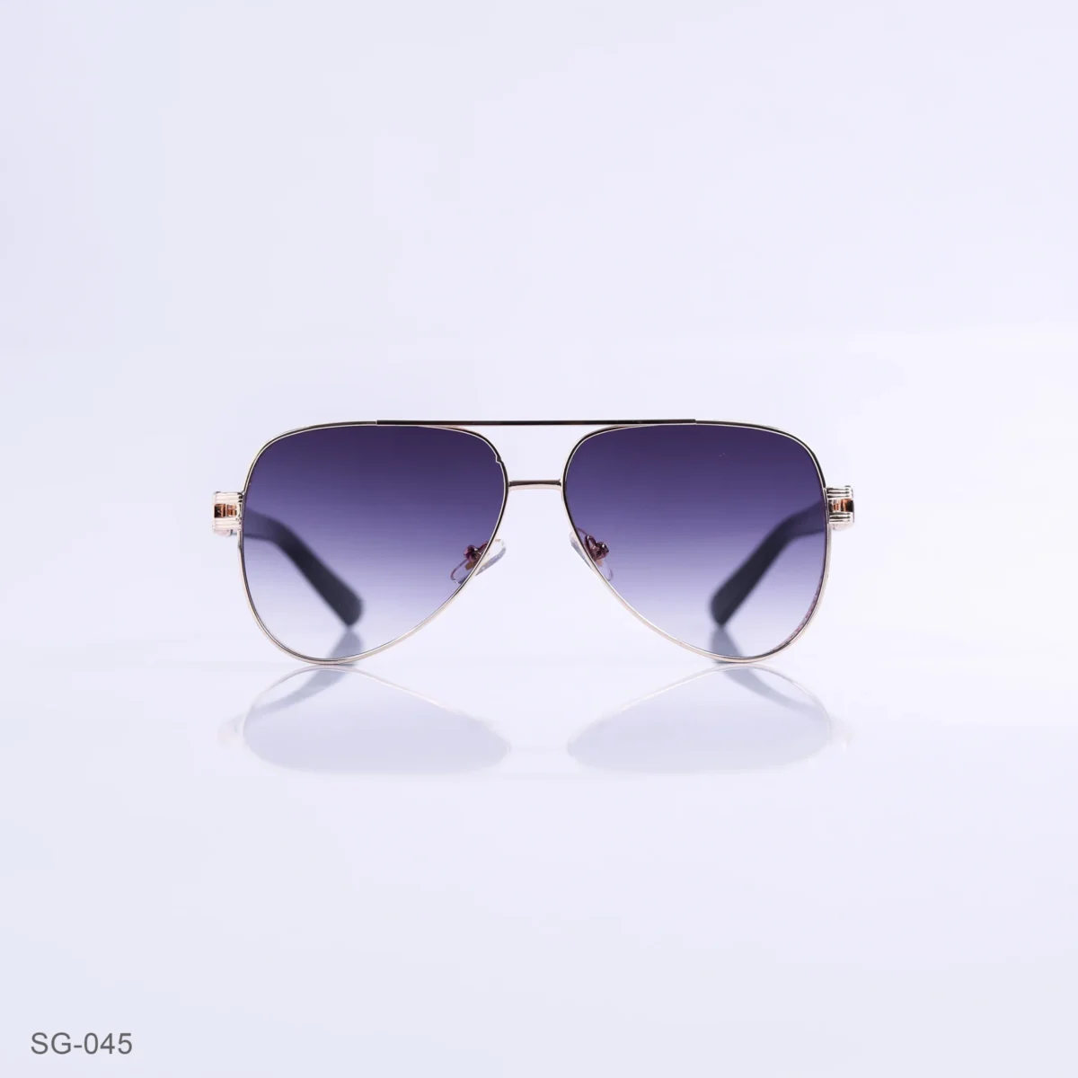 SG-045 - Stylish Gradient Lens Premium Classic Gold Frame Aviators