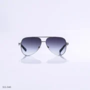 SG-046 - Stylish Gradient Lens Premium Classic Silver Frame Aviators