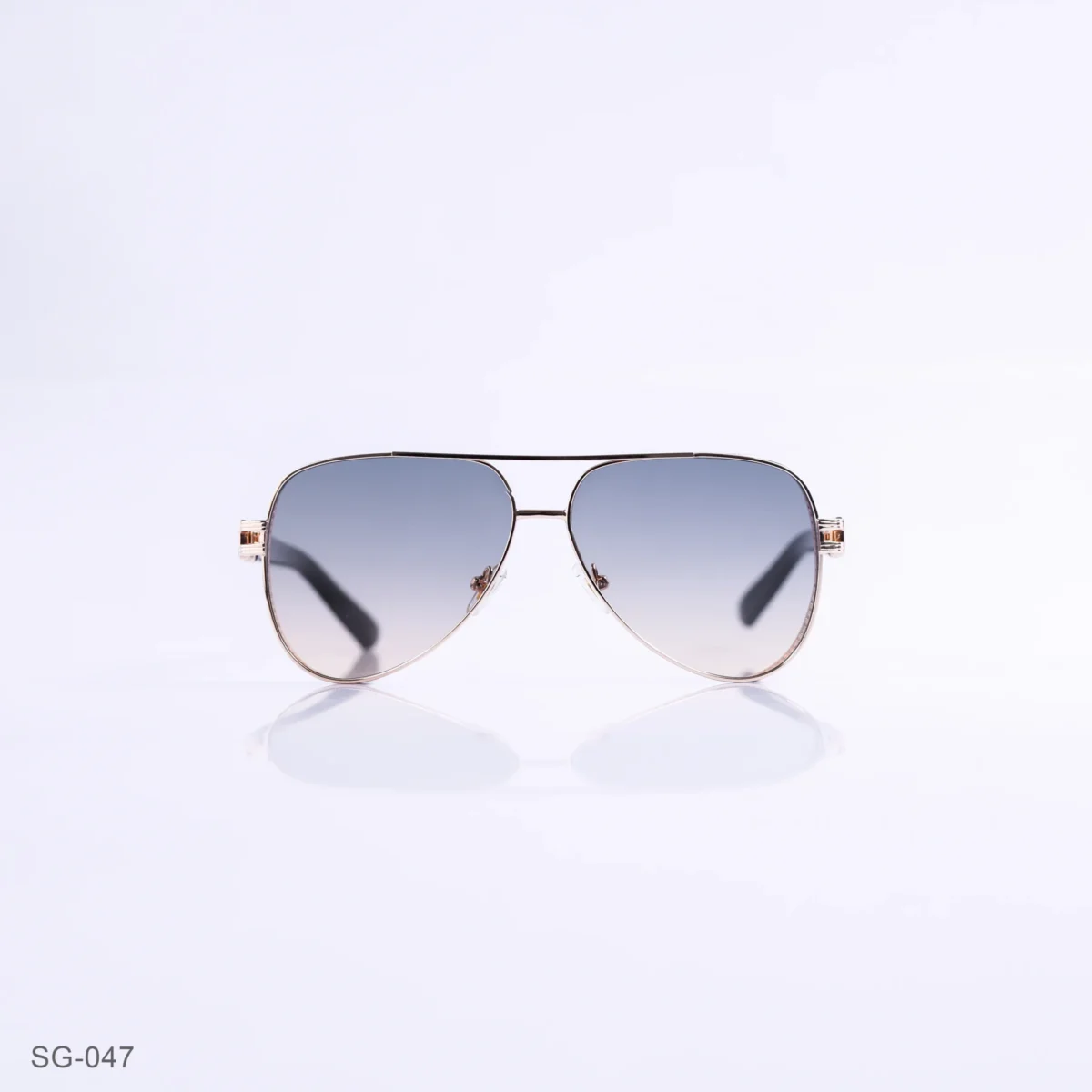 SG-047 - Stylish Gradient Lens Premium Classic Gold Frame Aviators
