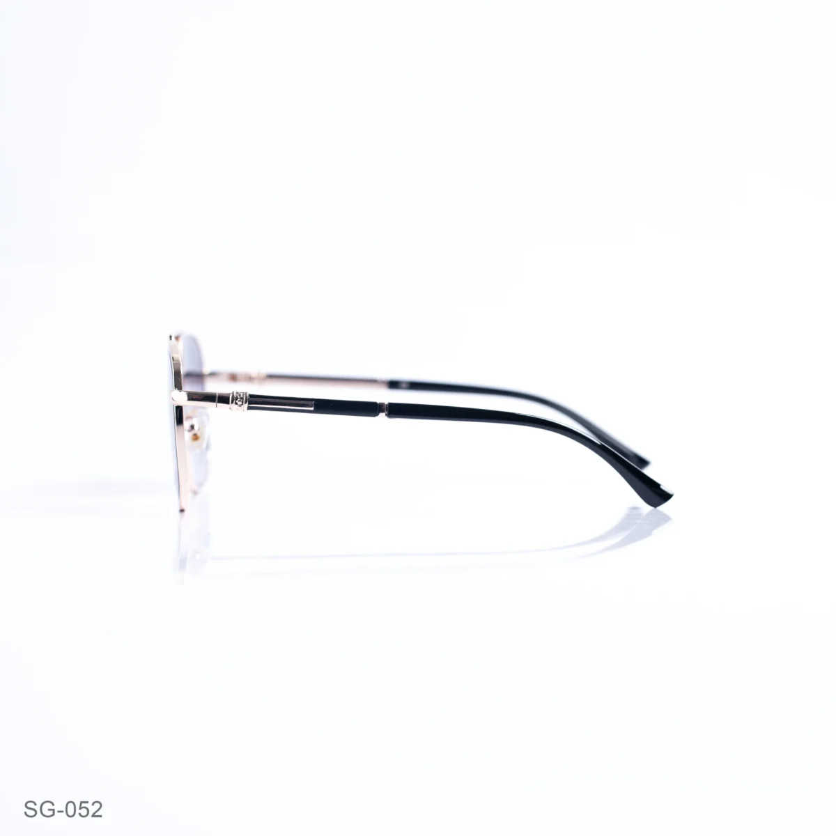 SG-052 - Modern Gold Finish Premium Geometric Sunglasses