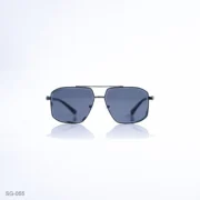 SG-055 - Modern Black Finish Premium Geometric Sunglasses