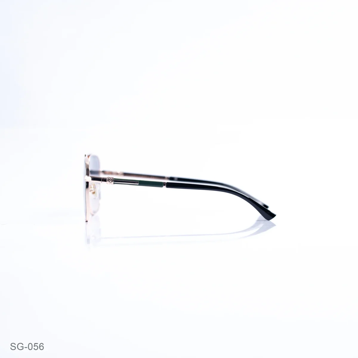 SG-056 - Modern Gold Finish Premium Geometric Sunglasses