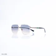 SG-056 - Modern Gold Finish Premium Geometric Sunglasses
